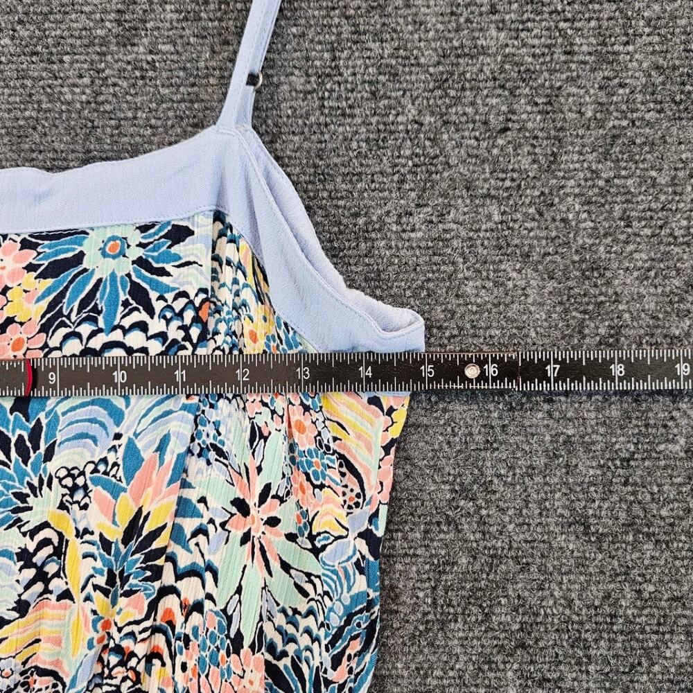 Roxy x Liberty Marine Bloom Strappy Midi Dress Size M - Picture 3 of 12
